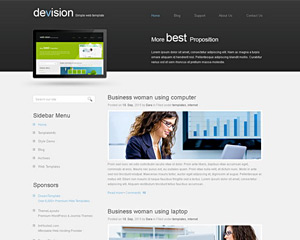 Devision Website Template