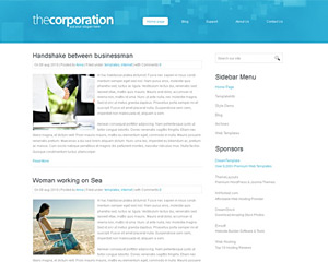 TheCorporation Website Template